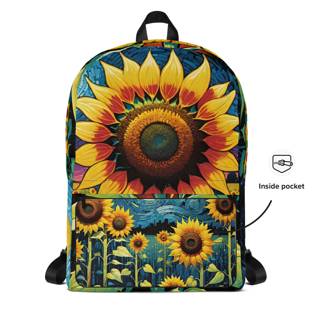 Sakura Cherry Blossom Student Backpack | Floral College Daypack for Back to School
