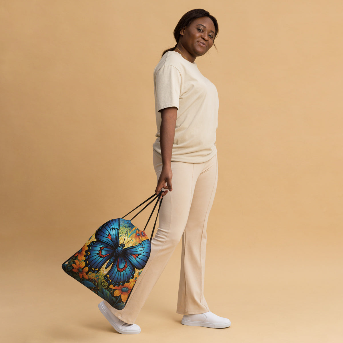 Stylish Drawstring Backpack for Everyday Adventures