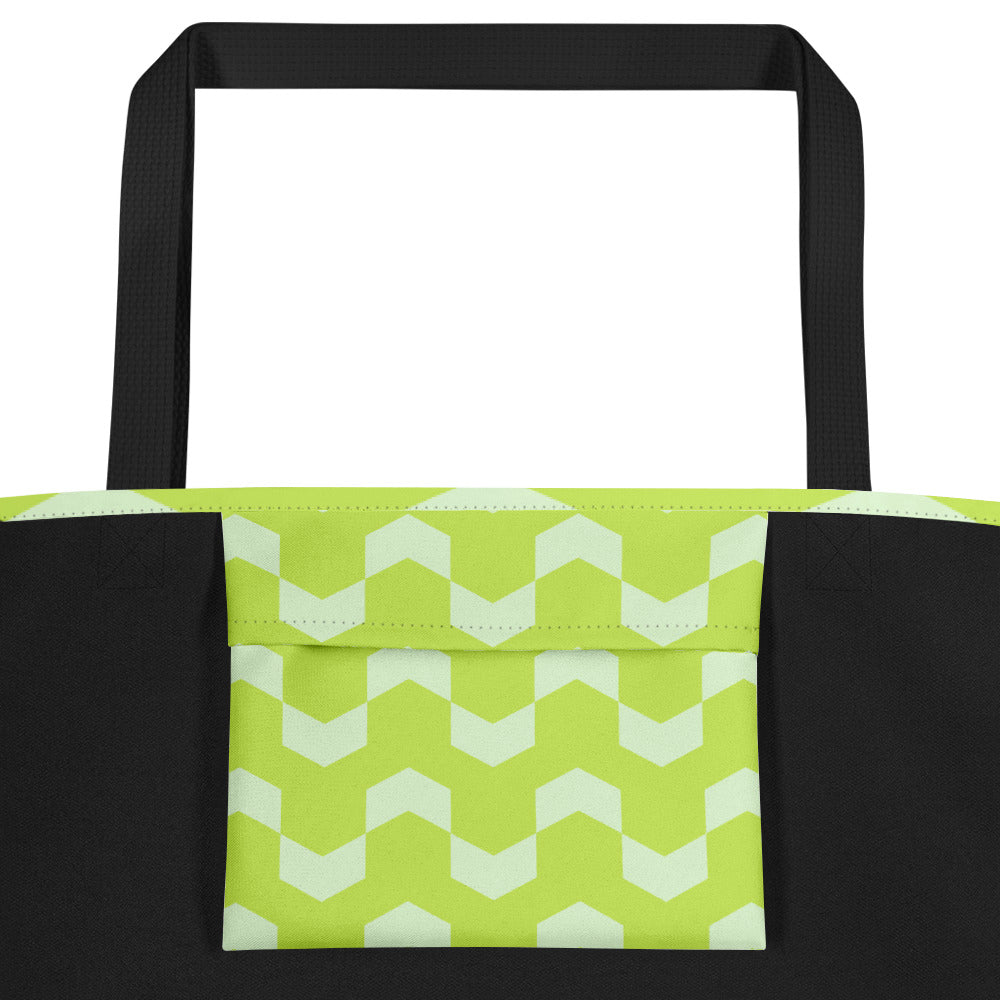 Eco-Friendly Large Tote Bag | Stylish All-Over Print Carryall