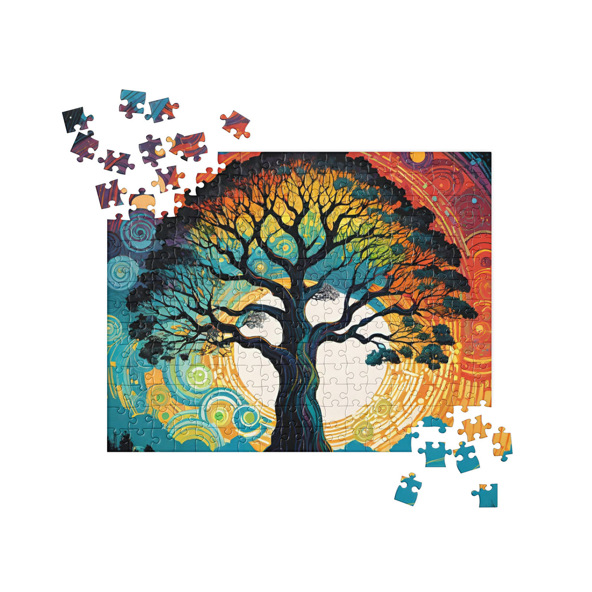 Wooden Jigsaw Puzzle for Adults | Brain Teaser with Beautiful Artwork