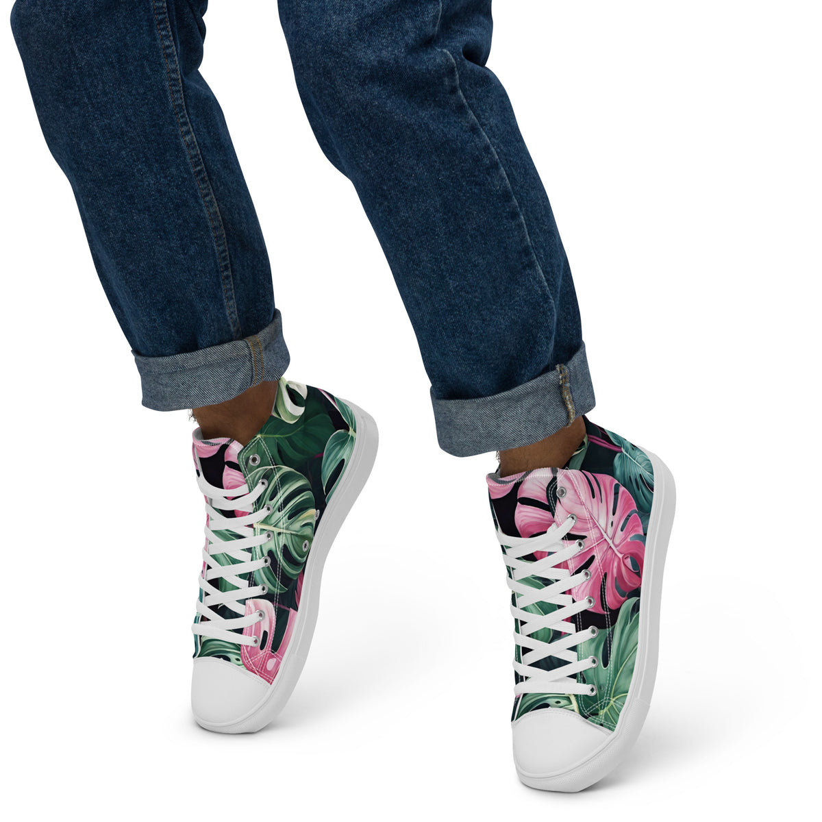 Stylish Men’s High Top Canvas Sneakers | Comfortable Fashion Footwear