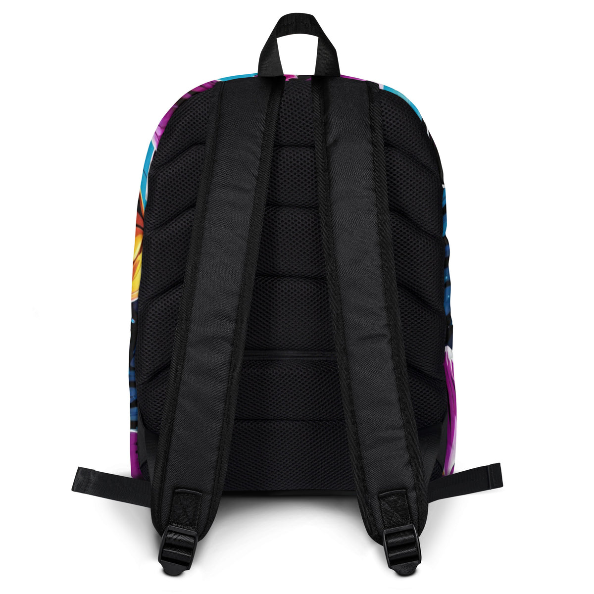 Purple Orchid Student Backpack | Stylish Floral Daypack for Back to School