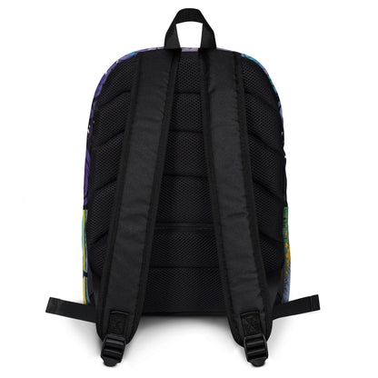 Wisteria Tree Student Backpack | Dreamy Purple Landscape Daypack for Back to School