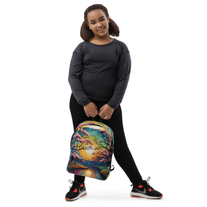 Sakura Cherry Blossom Student Backpack | Floral Daypack for Back to School & College
