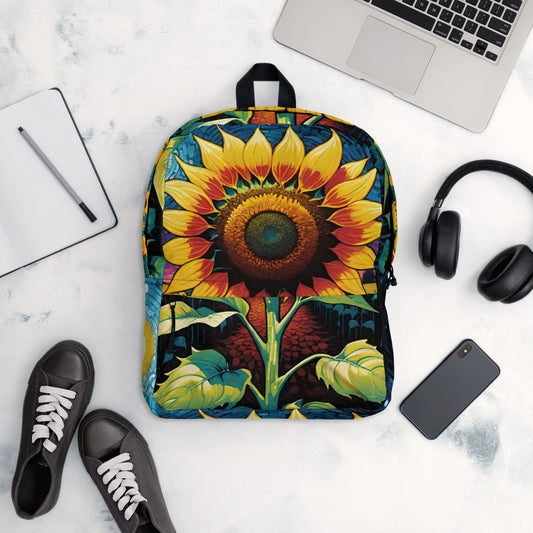 Sakura cherry blossom student backpack with floral print for back to school