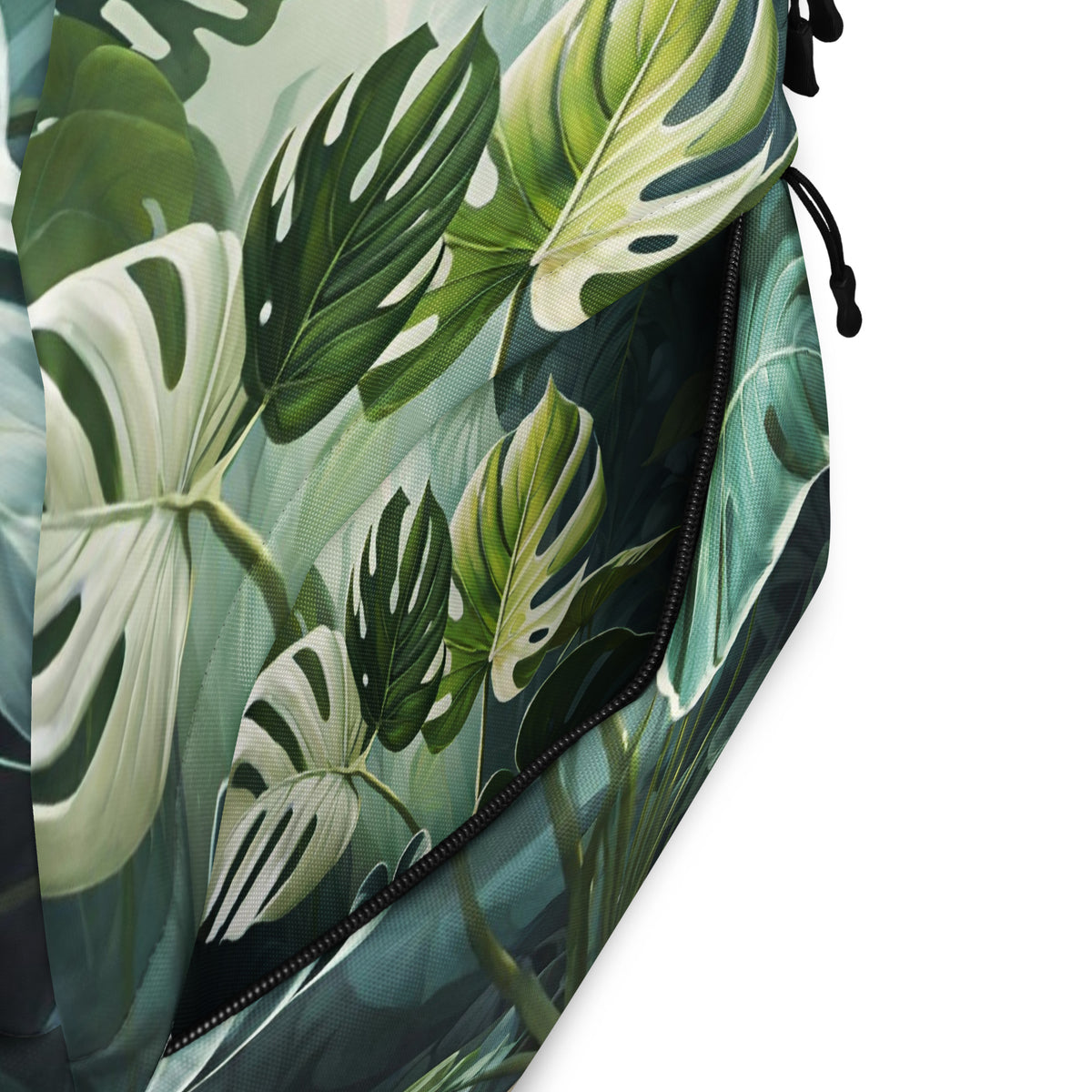 Tropical Monstera Leaf Student Backpack | College Daypack