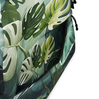 Tropical Monstera Leaf Student Backpack | College Daypack