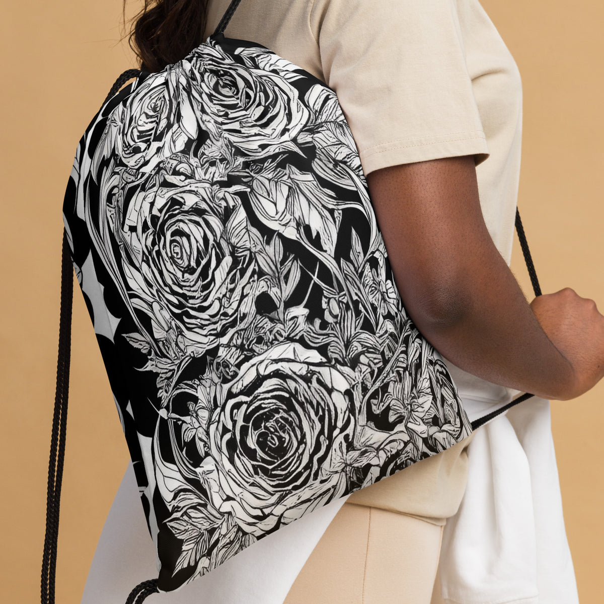 Versatile Drawstring Bag for Gym, Travel, and Everyday Use