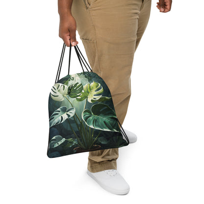 Versatile Drawstring Backpack for Travel & Sports Gear