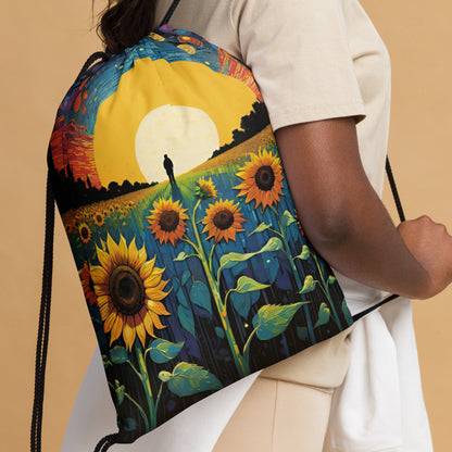 Versatile Drawstring Backpack - Perfect for Gym & Travel