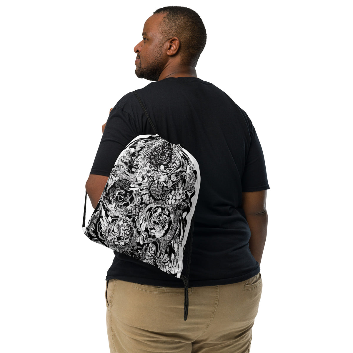 Versatile Drawstring Backpack for Sports & Travel