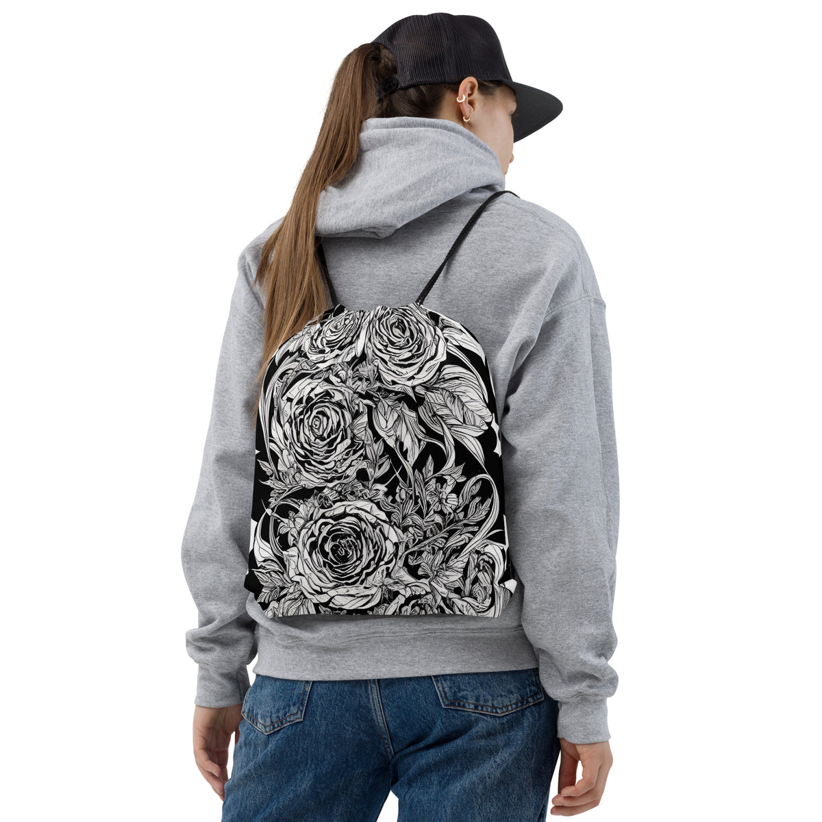 Versatile Drawstring Bag for Gym, Travel, and Everyday Use
