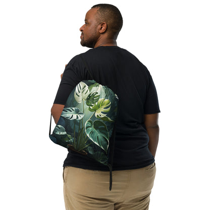 Versatile Drawstring Backpack for Travel & Sports Gear
