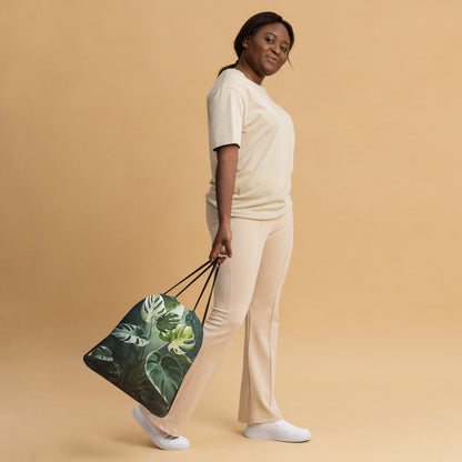 Versatile Drawstring Backpack for Travel & Sports Gear