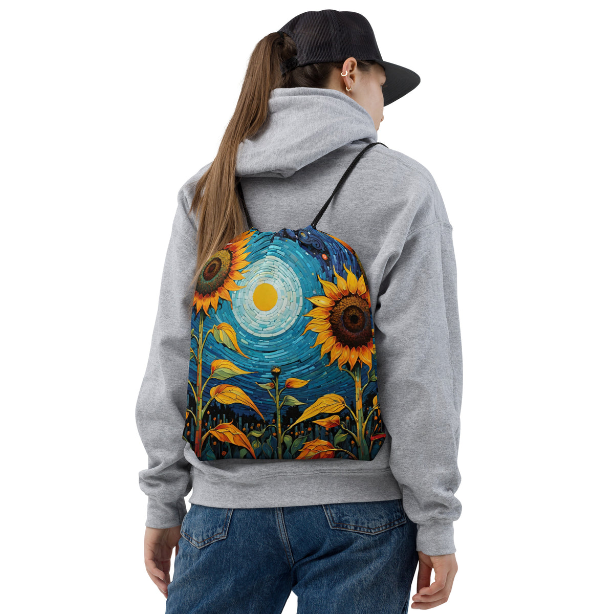 Stylish Drawstring Backpack for Travel & Daily Use