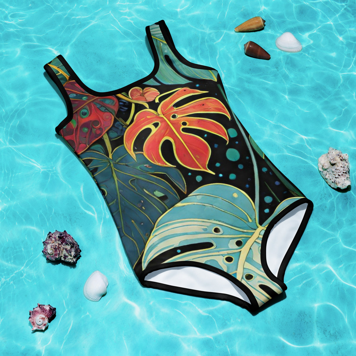 Vibrant All-Over Print Kids Swimsuit | Fun Swimwear for Boys & Girls