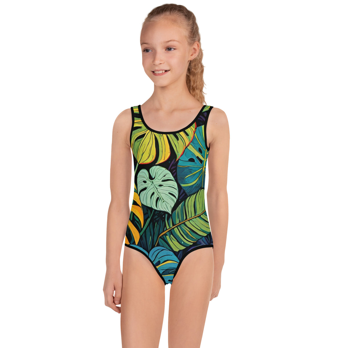 Vibrant All-Over Print Kids Swimsuit | Fun Summer Bathing Suit | UV Protection