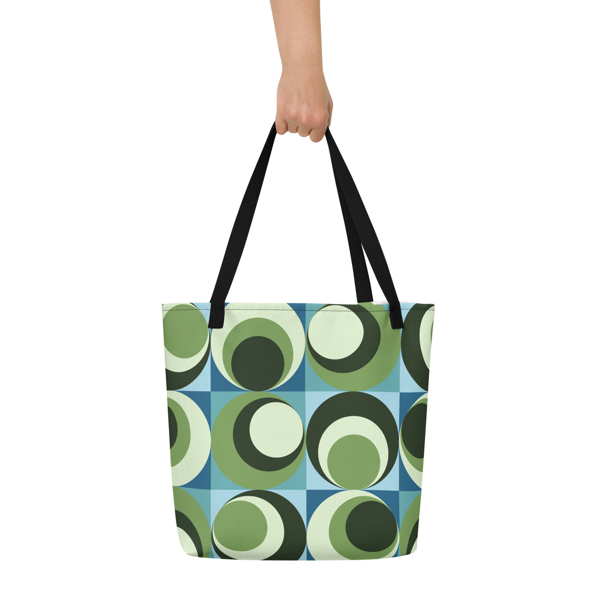 Stylish All-Over Print Tote Bag for Women | Versatile Shopper Carryall