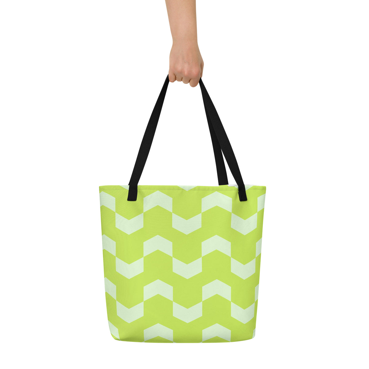 Eco-Friendly Large Tote Bag | Stylish All-Over Print Carryall
