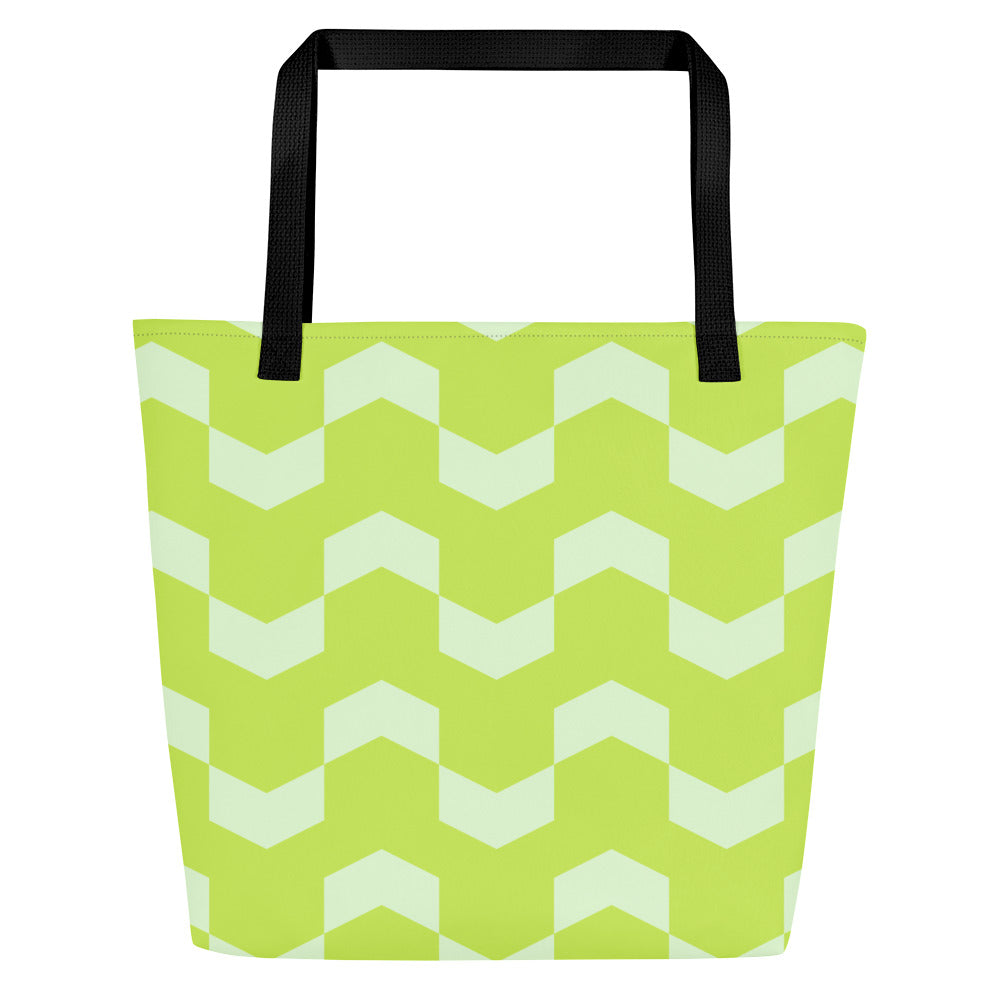 Eco-Friendly Large Tote Bag | Stylish All-Over Print Carryall