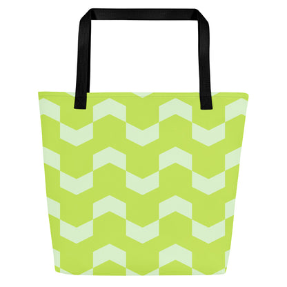 Eco-Friendly Large Tote Bag | Stylish All-Over Print Carryall