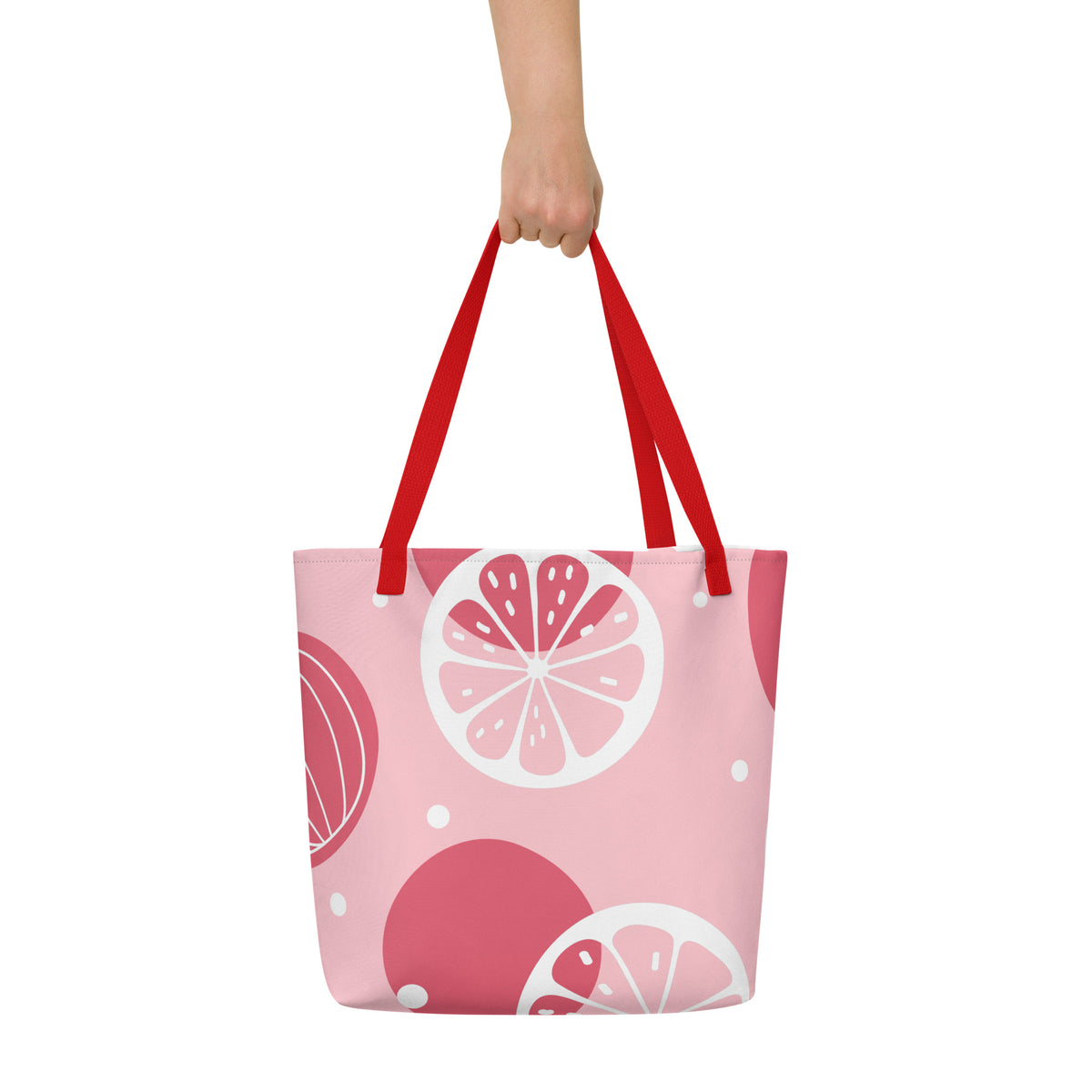 Trendy All-Over Print Tote Bag | Stylish Women's Canvas Carryall