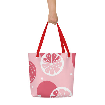 Trendy All-Over Print Tote Bag | Stylish Women's Canvas Carryall