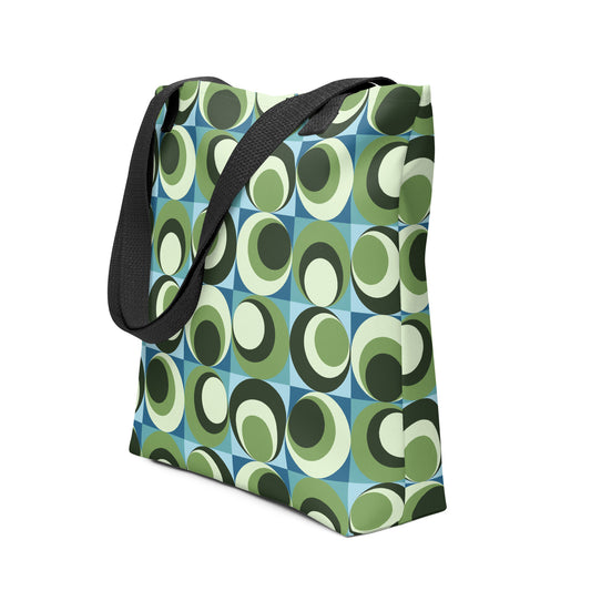 Hand-designed durable canvas tote bag with sturdy construction and original artwork