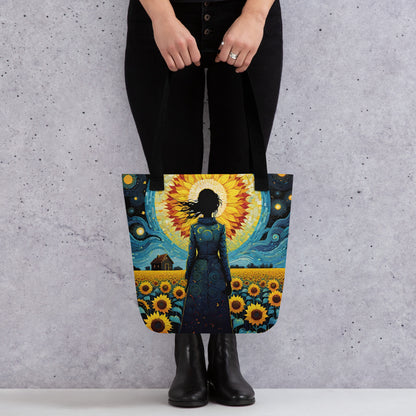 Hand-Designed Canvas Tote Bag | O'Mama Hills Eco-Friendly Print