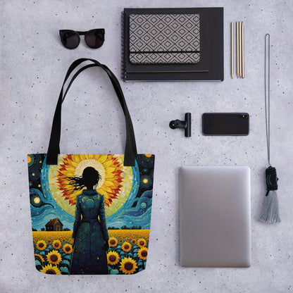 Hand-Designed Canvas Tote Bag | O'Mama Hills Eco-Friendly Print