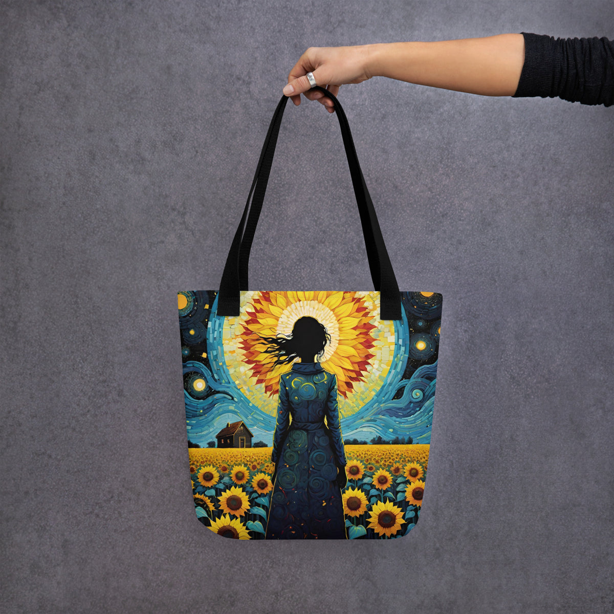 Hand-Designed Canvas Tote Bag | O'Mama Hills Eco-Friendly Print