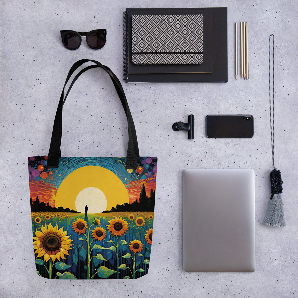 Hand-Designed Eco Canvas Tote Bag | Sustainable O'Mama Hills Original