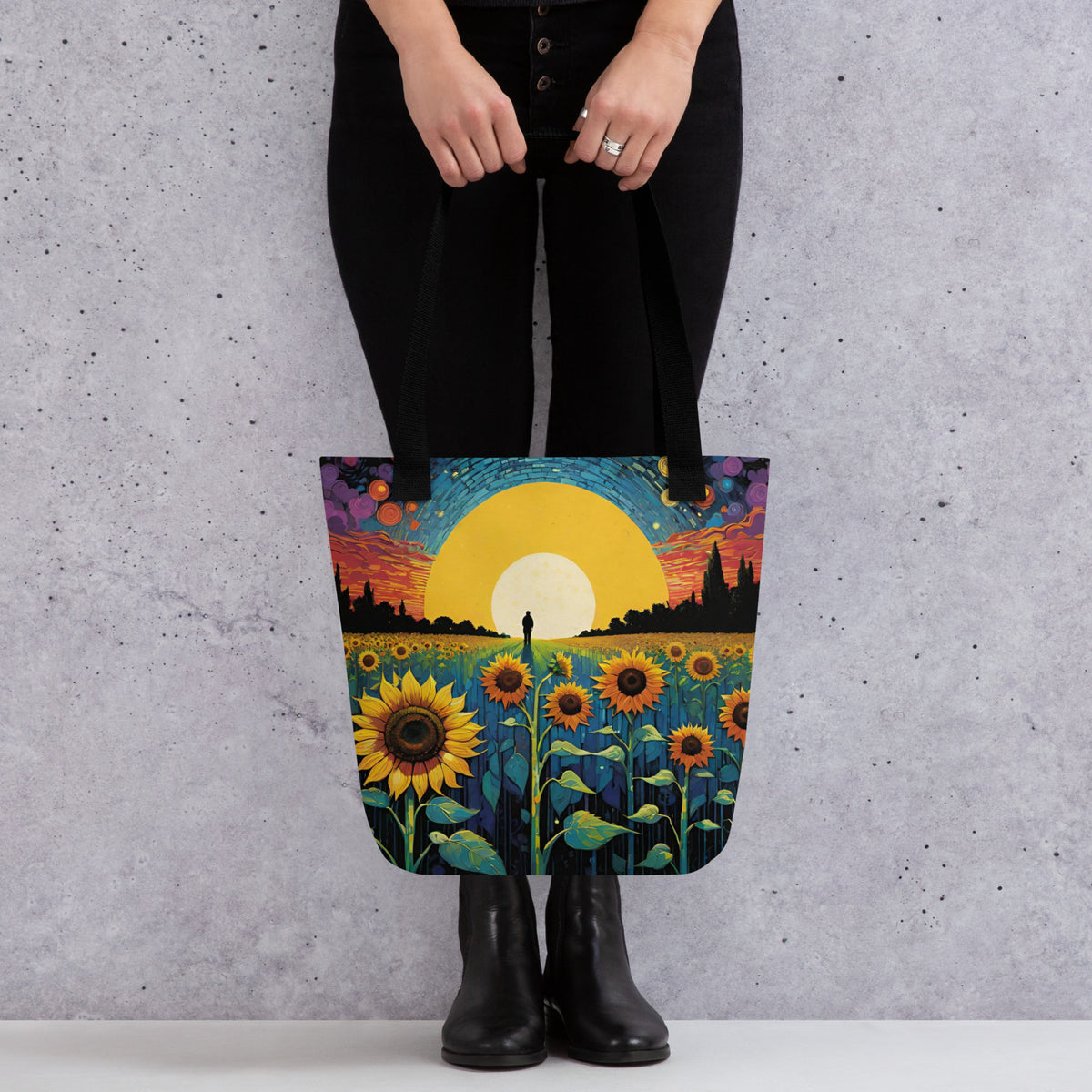 Hand-Designed Eco Canvas Tote Bag | Sustainable O'Mama Hills Original