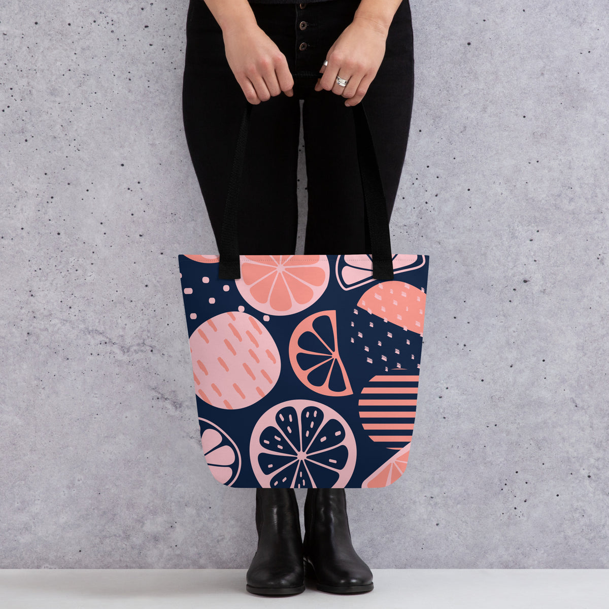 Hand-Designed Eco Chic Canvas Tote | Sustainable Style by O'Mama Hills