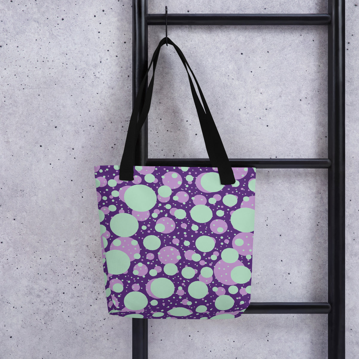 Trendy All-Over Print Tote Bag | Colorful Fashion Carryall