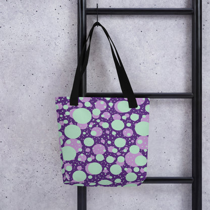 Trendy All-Over Print Tote Bag | Colorful Fashion Carryall