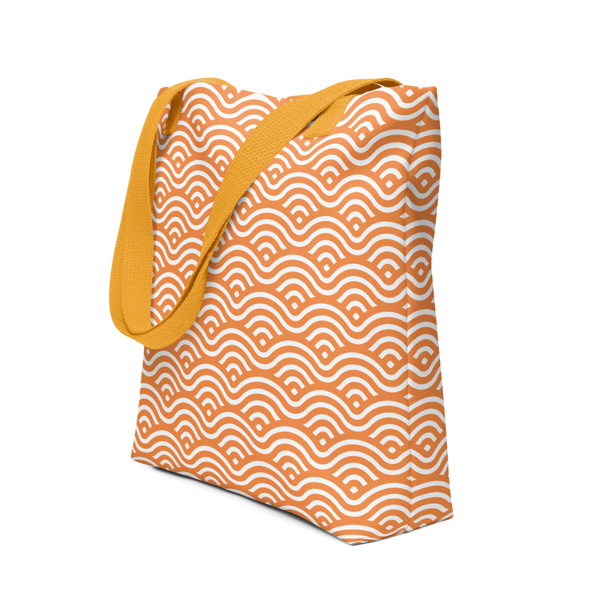Hand-designed canvas tote bag with original artwork on durable eco-friendly material