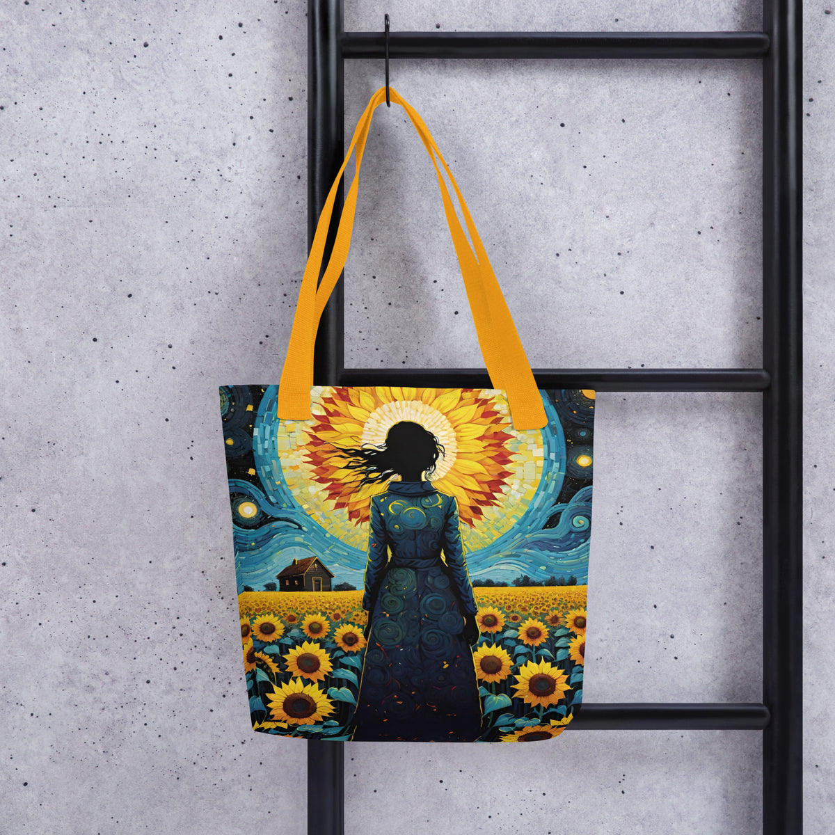 Hand-Designed Canvas Tote Bag | O'Mama Hills Eco-Friendly Print