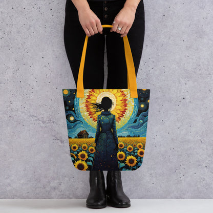 Hand-Designed Canvas Tote Bag | O'Mama Hills Eco-Friendly Print