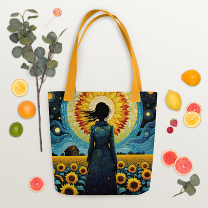 Hand-Designed Canvas Tote Bag | O'Mama Hills Eco-Friendly Print