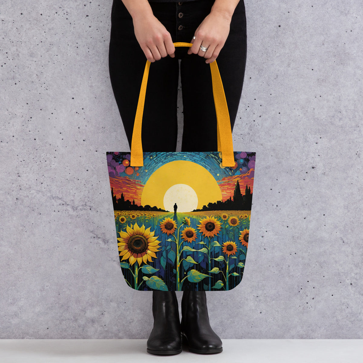 Hand-Designed Eco Canvas Tote Bag | Sustainable O'Mama Hills Original