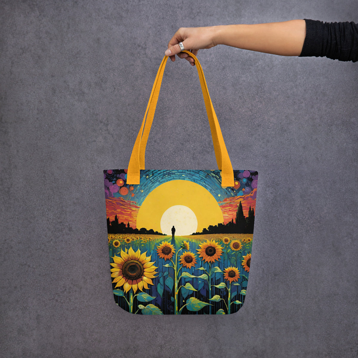 Hand-Designed Eco Canvas Tote Bag | Sustainable O'Mama Hills Original