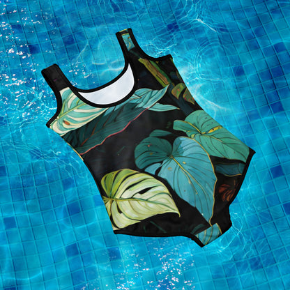 Vibrant All-Over Print Youth Swimsuit | Colorful Kids Beach Swimwear