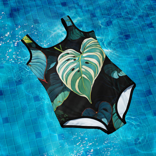 Vibrant All-Over Print Youth Swimsuit | Colorful Kids Beach Swimwear