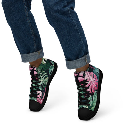 Stylish Men’s High Top Canvas Sneakers | Comfortable Fashion Footwear