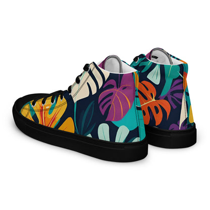 Stylish Men’s High Top Canvas Sneakers | Comfortable and Trendy Footwear