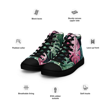 Stylish Men’s High Top Canvas Sneakers | Comfortable Fashion Footwear
