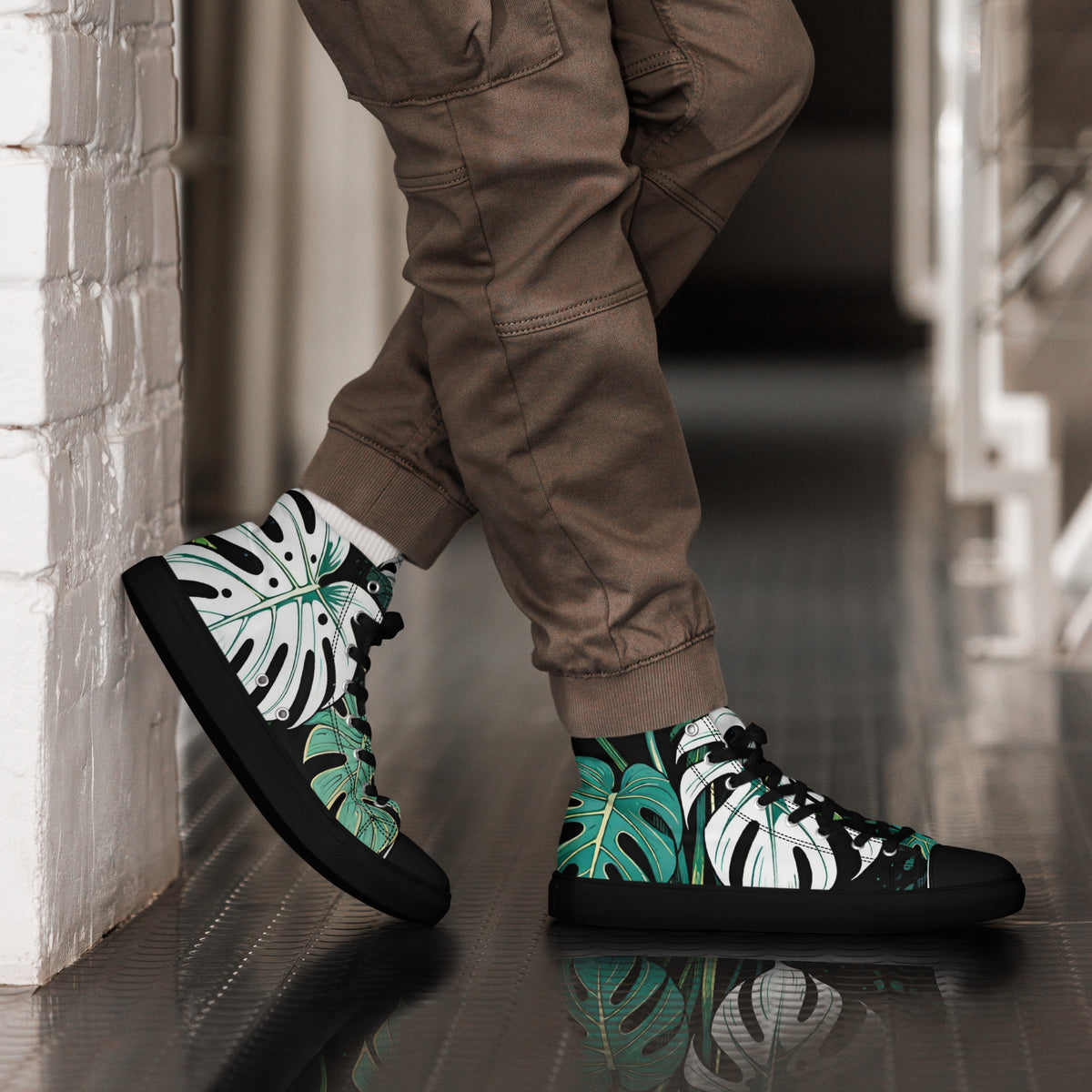 Men's High Top Canvas Sneakers | Stylish Casual Footwear for Everyday Wear