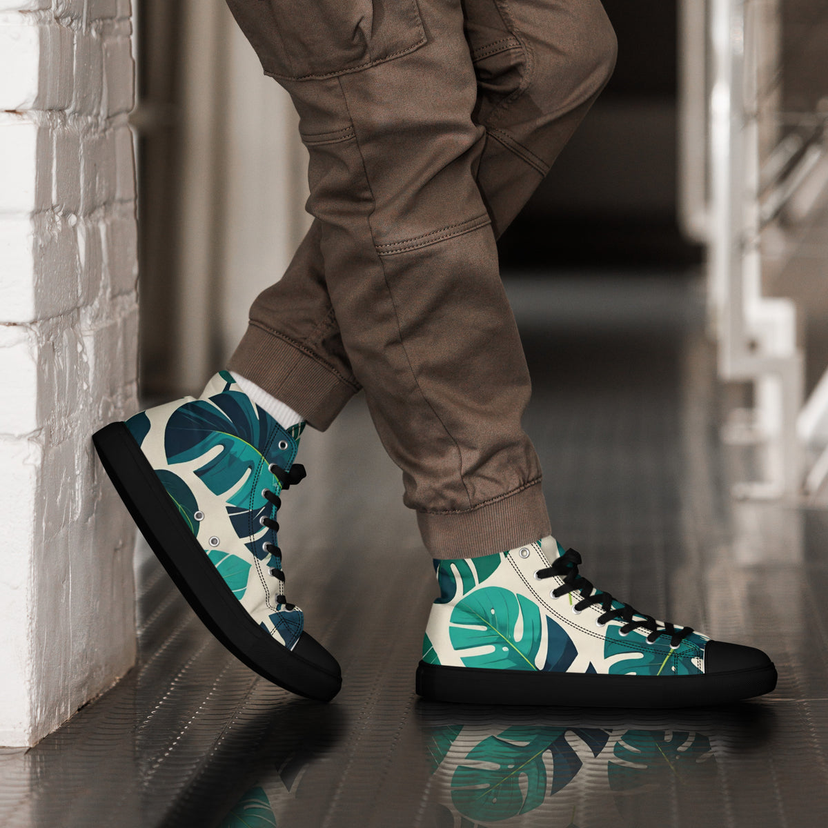 Men's High Top Canvas Sneakers | Stylish Urban Footwear for Casual Wear