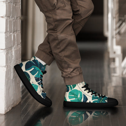 Men's High Top Canvas Sneakers | Stylish Urban Footwear for Casual Wear